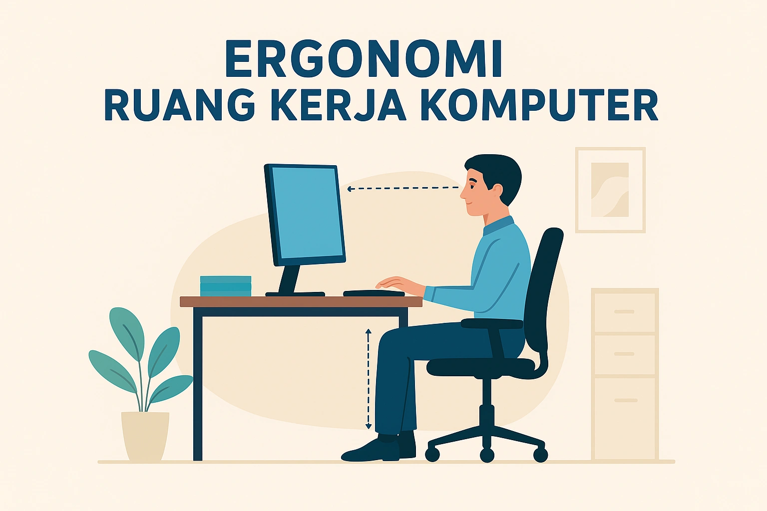 Ergonomi Ruang Kerja Komputer: Menjaga Kesehatan dan Produktivitas
