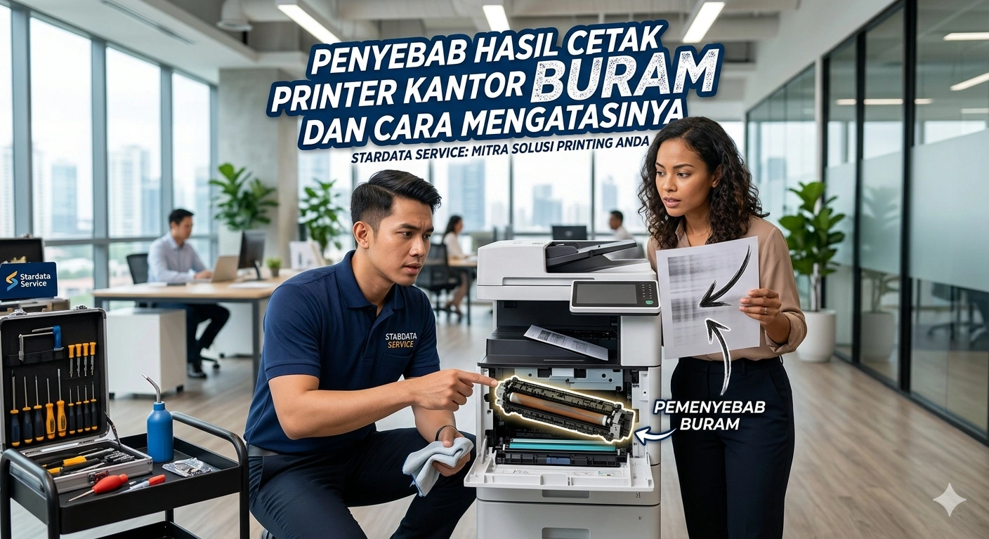 Penyebab Hasil Cetak Printer Kantor Buram dan Cara Mengatasinya
