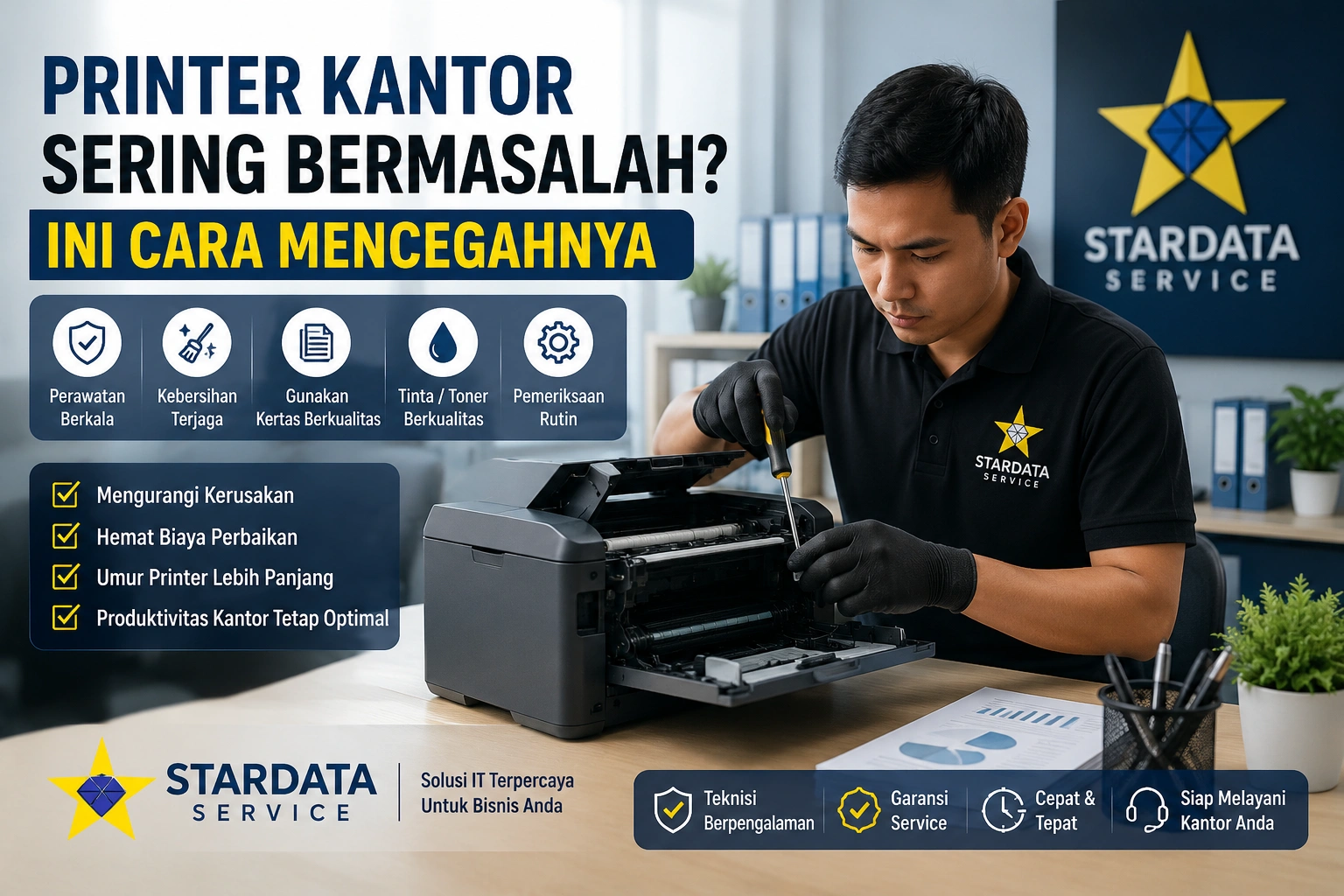 Printer Kantor Sering Bermasalah? Ini Cara Mencegahnya