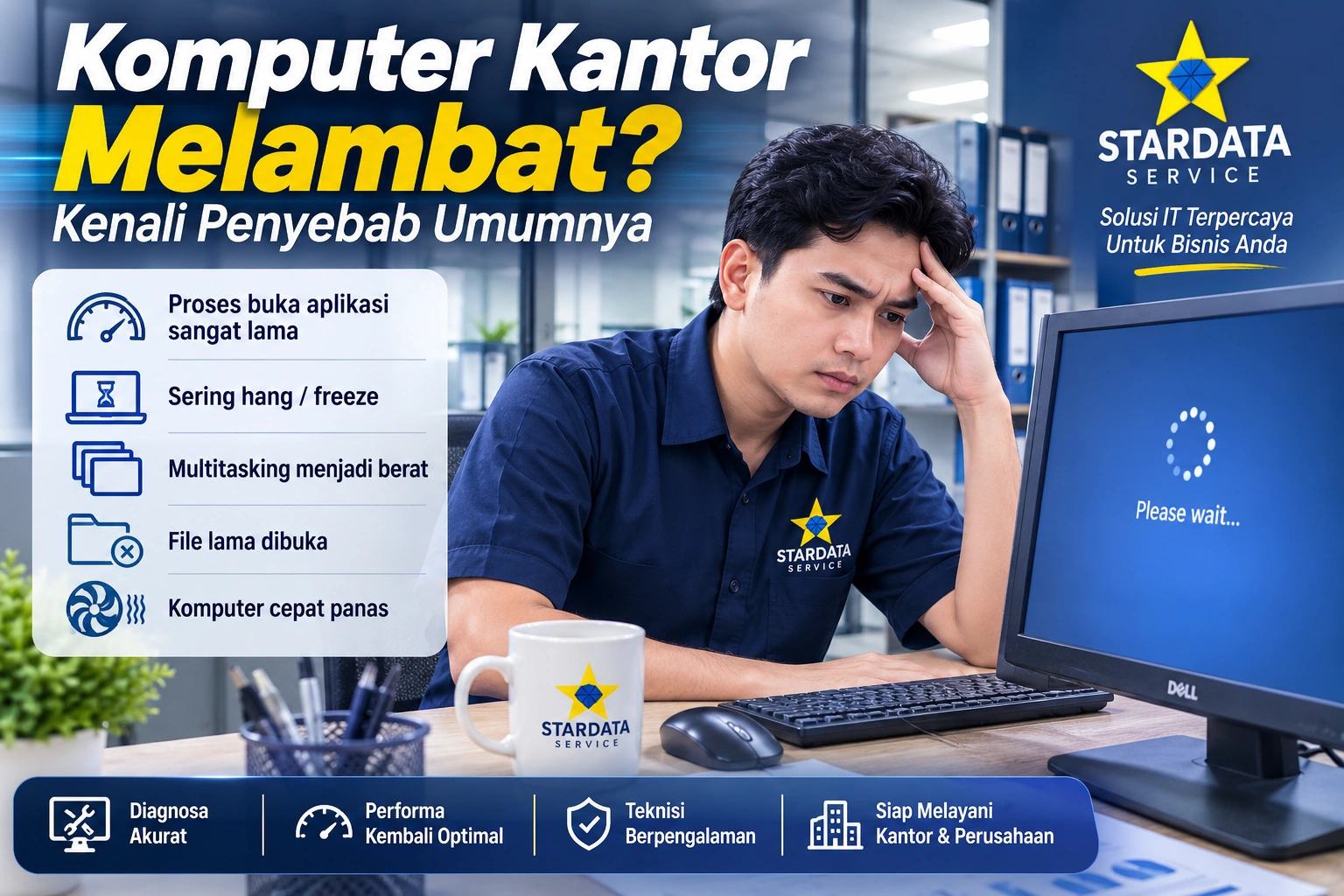 Komputer Kantor Melambat? Kenali Penyebab Umumnya