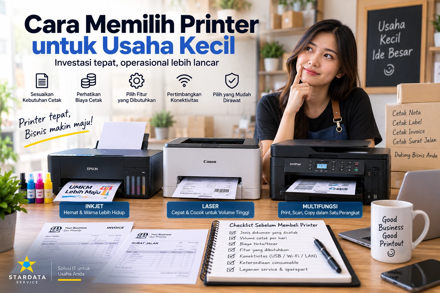Cara Memilih Printer untuk Usaha Kecil
