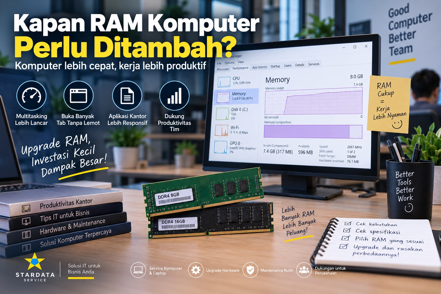 Kapan RAM Komputer Perlu Ditambah?