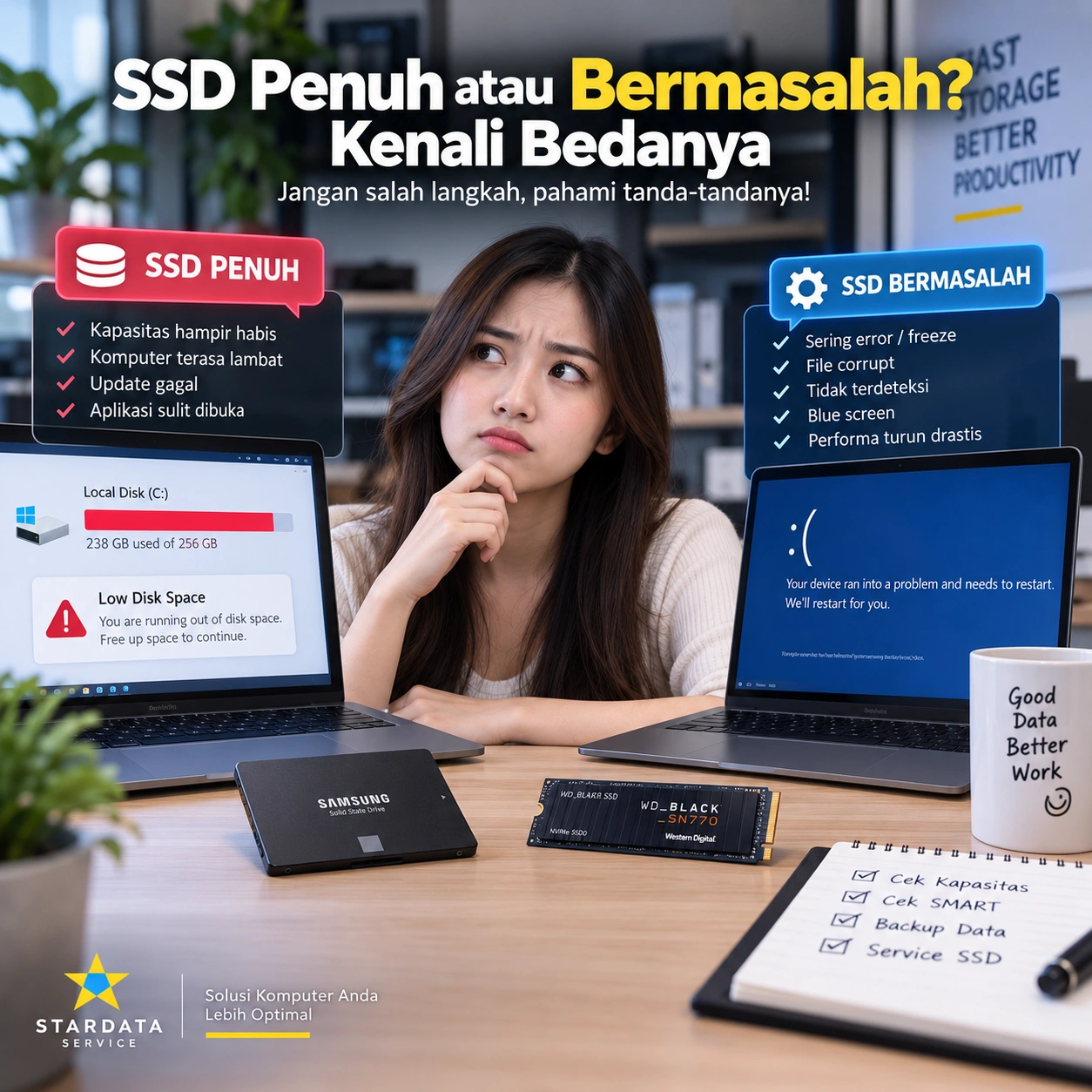 SSD Penuh atau Bermasalah? Kenali Bedanya